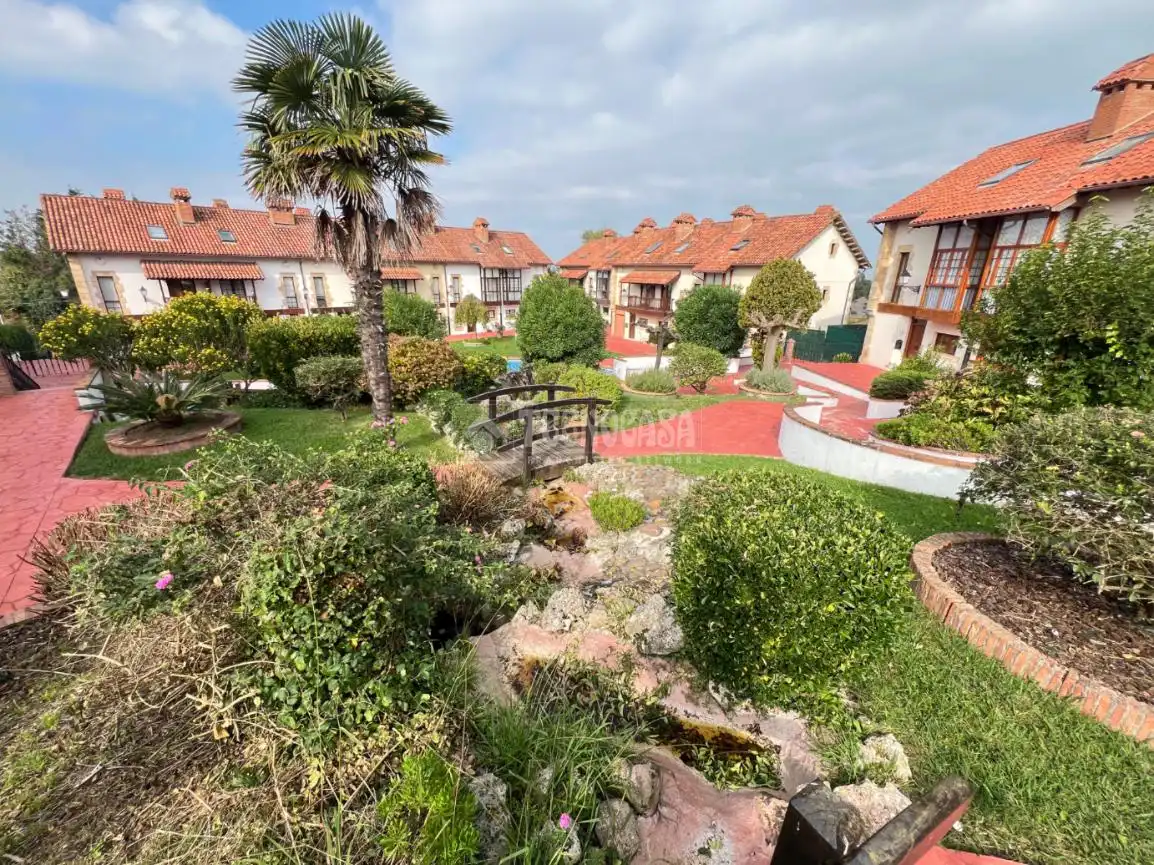 Garten von Einfamilien-Reihenhaus zum Verkauf in Ribamontán al Mar mit Heizung, Möbliert und Balkon
