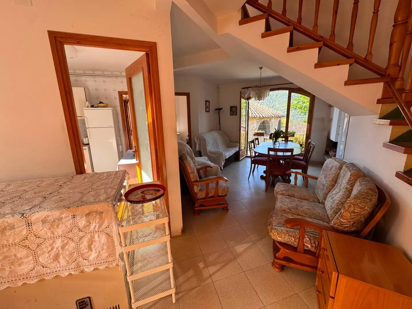Sala de estar de Casa adosada en venta en Montseny con Calefacción, Terraza y Balcón