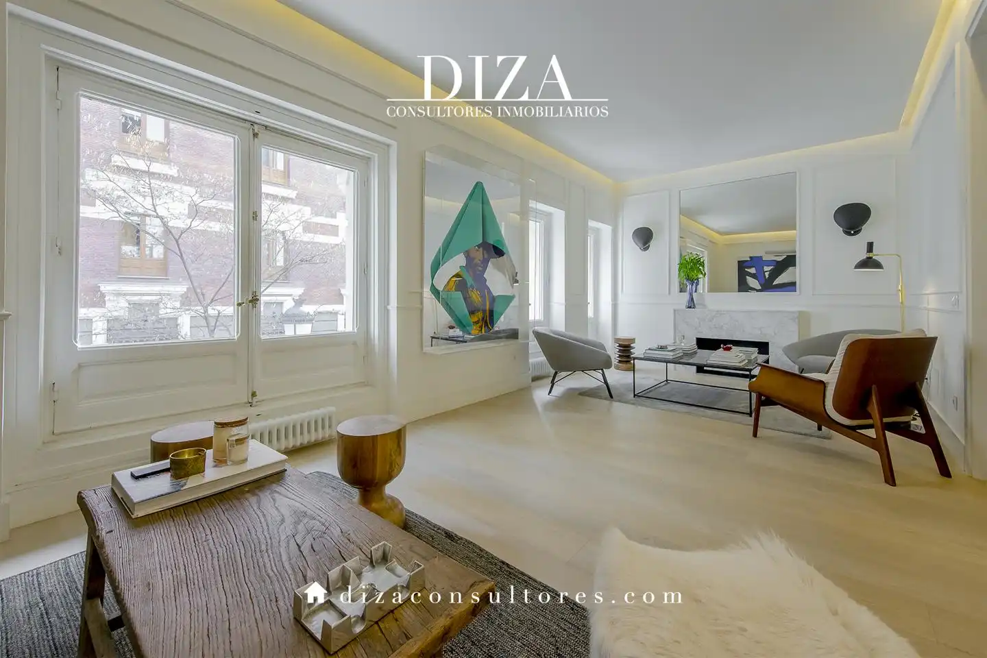 Living room of Apartments for sale in Madrid  with Air Conditioner and Heating