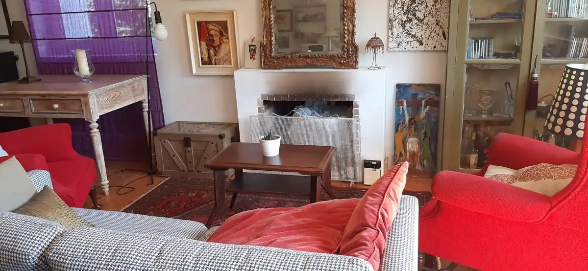 Sala de estar de Finca rústica en venta en Hazas de Cesto con Calefacción, Trastero y Balcón