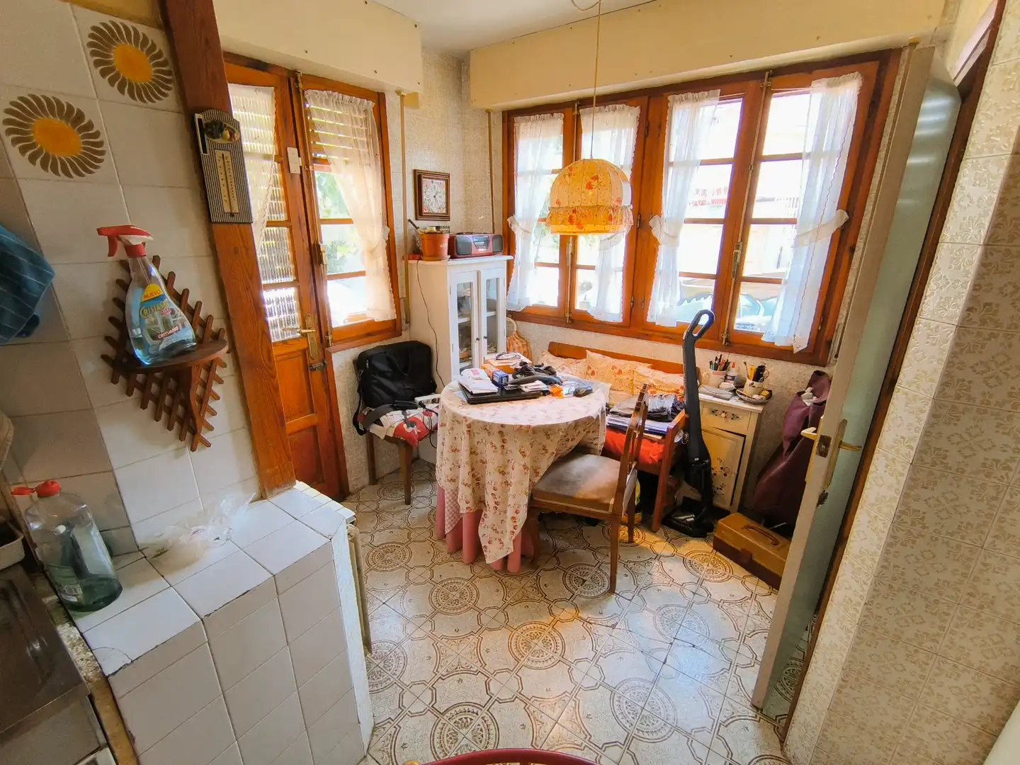 Cuina de Casa o xalet en venda en Palencia amb Calefacció, Jardí privat i Parquet