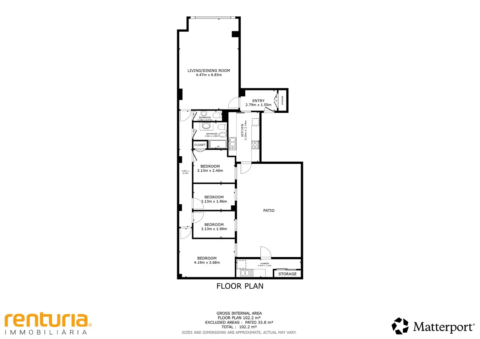 Flat for sale in Valencia  with Air Conditioner, Heating and Terrace