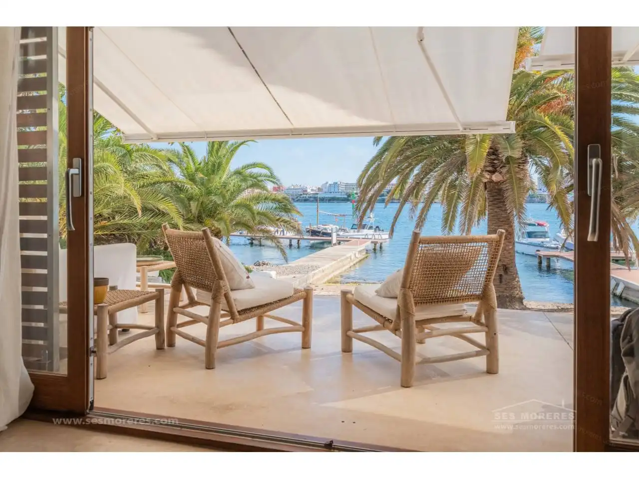 Terrassa de Casa o xalet en venda en Maó - Mahón amb Aire condicionat, Jardí privat i Terrassa