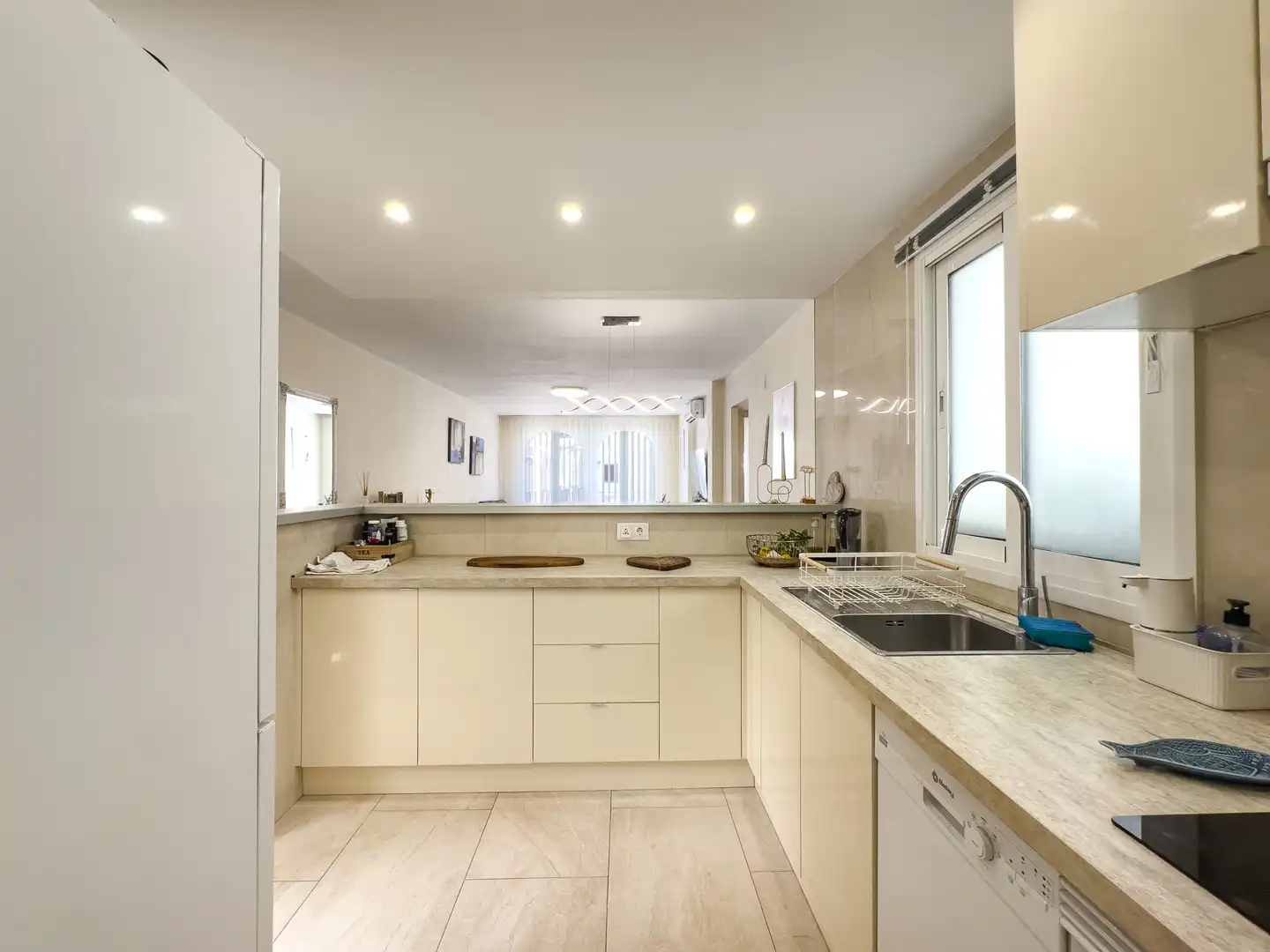 Kitchen of Apartments for sale in Manilva  with Air Conditioner, Terrace and Furnished