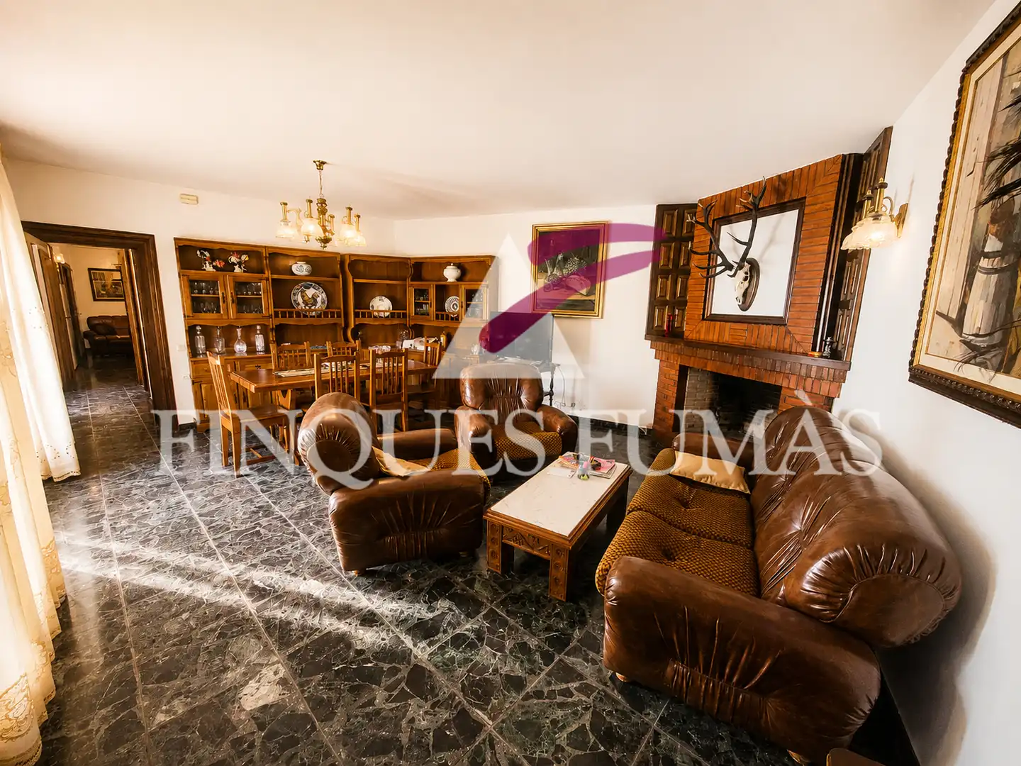 Sala de estar de Casa o chalet en venta en Montoliu de Segarra con Terraza, Trastero y Amueblado