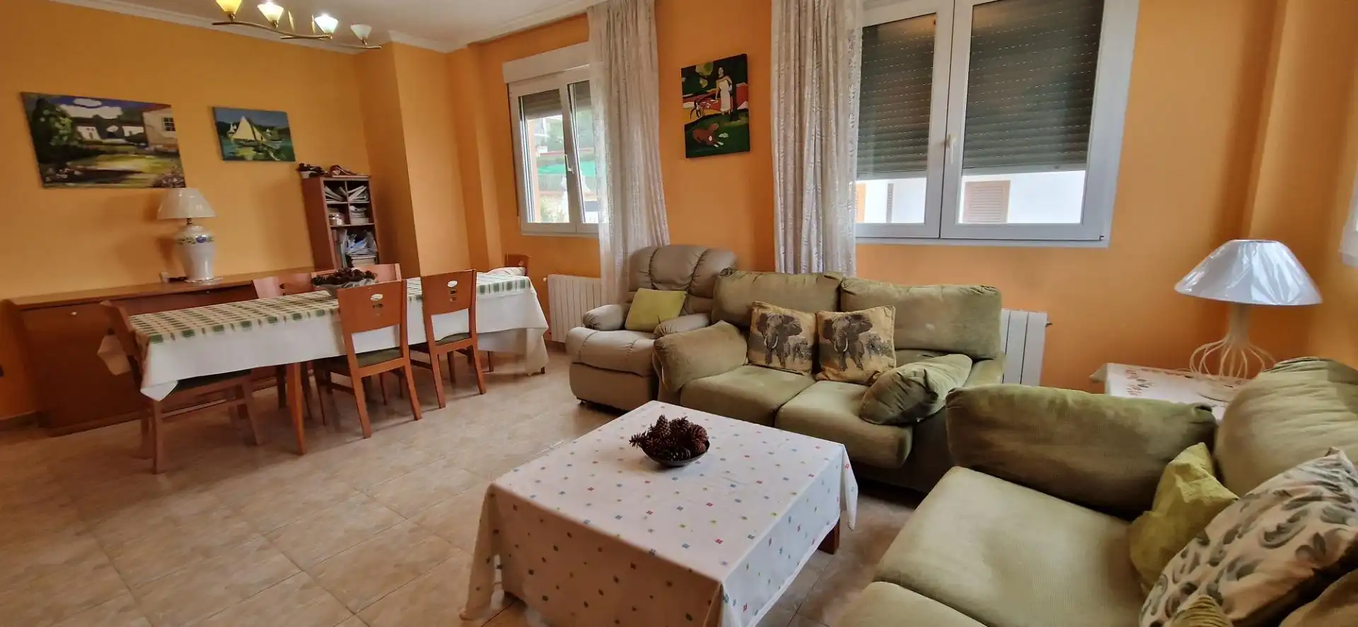 Sala d'estar de Casa o xalet en venda en Cullera amb Aire condicionat, Calefacció i Jardí privat