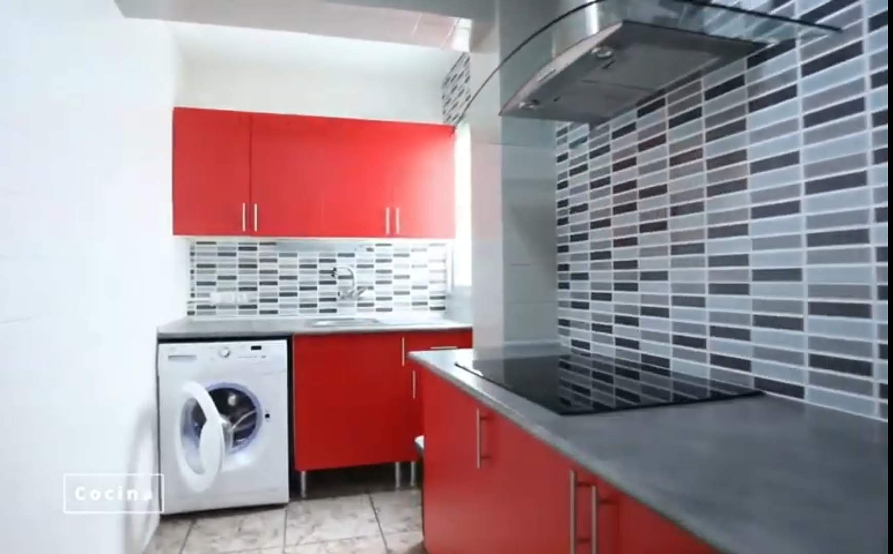 Kitchen of Flat for sale in  Valencia Capital  with Air Conditioner, Heating and Furnished