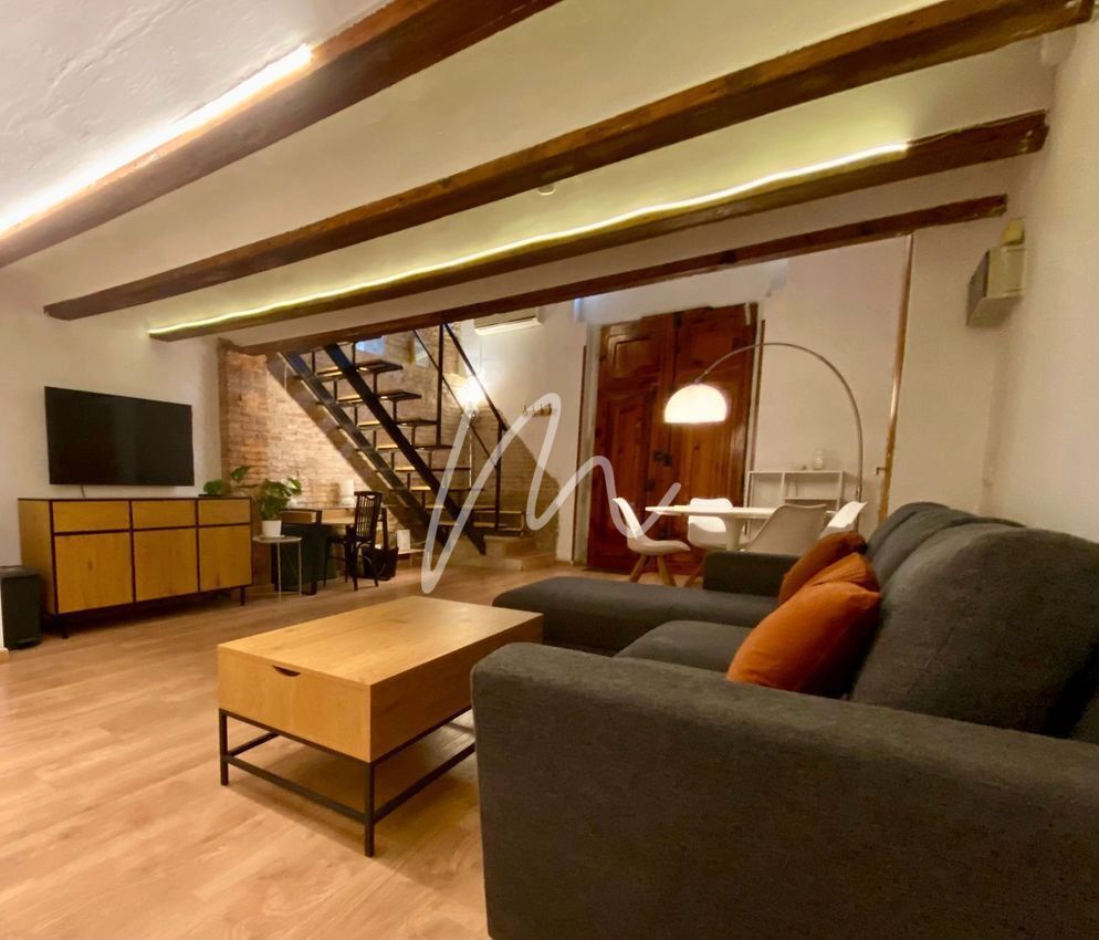 Living room of Duplex to rent in  Valencia Capital  with Air Conditioner, Furnished and Pets allowed