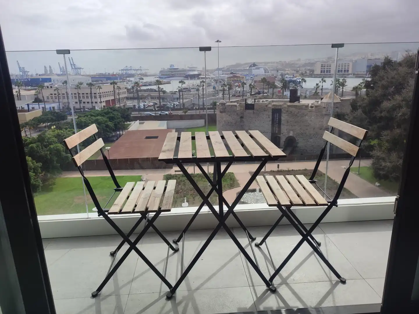 Terrasse von Wohnungen zur Miete in Las Palmas de Gran Canaria mit Möbliert und Balkon