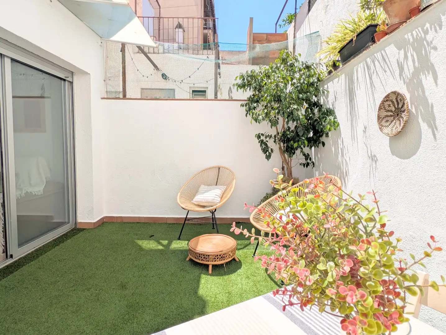 Terrasse von Erdgeschoss zum Verkauf in Mataró mit Klimaanlage, Heizung und Terrasse