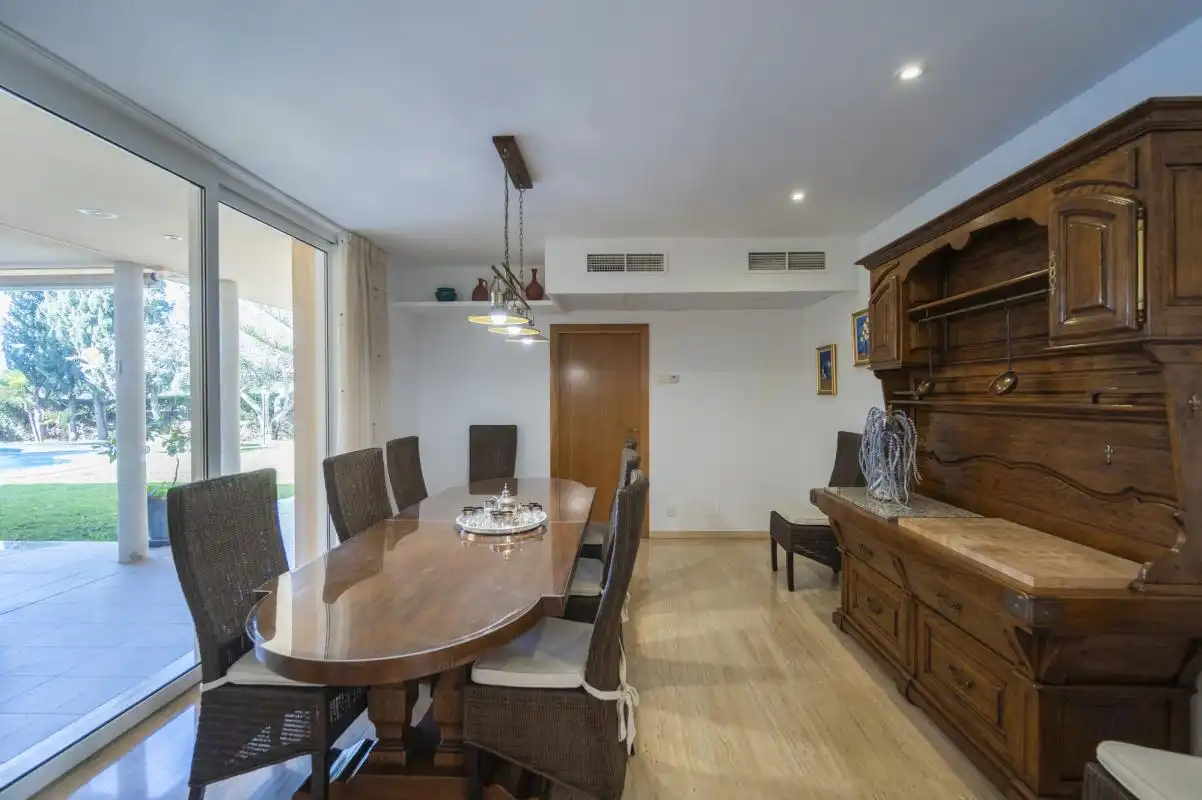 Comedor de Casa o chalet de alquiler en Sant Josep de sa Talaia con Aire acondicionado, Calefacción y Jardín privado