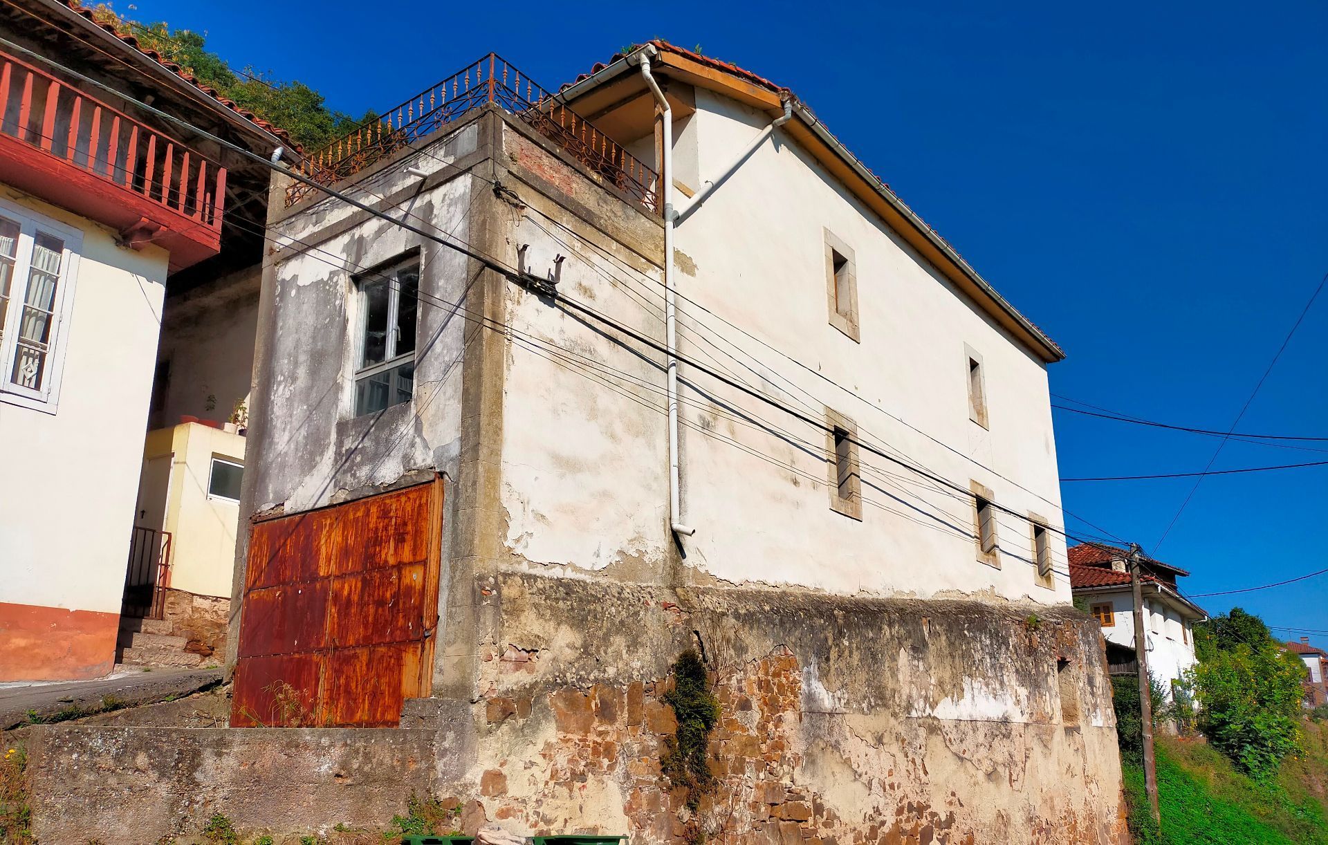 Exterior view of Single-family semi-detached for sale in Pravia  with Terrace