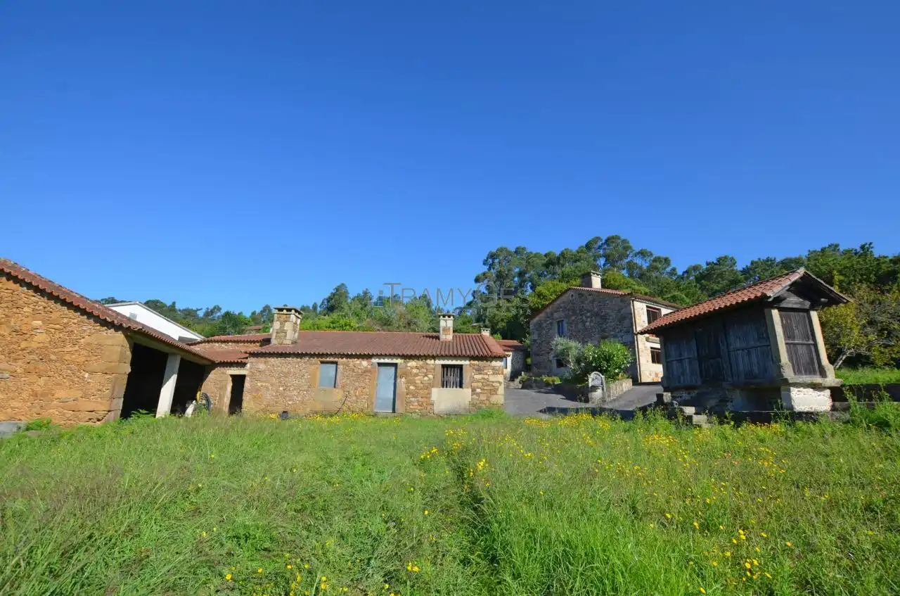 Vista exterior de Finca rústica en venta en O Rosal   con Calefacción, Jardín privado y Terraza