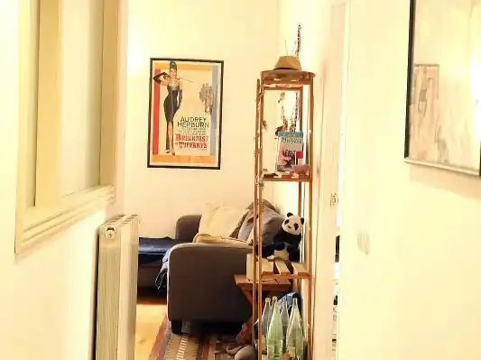 Sala de estar de Piso en venta en  Barcelona Capital con Aire acondicionado y Balcón