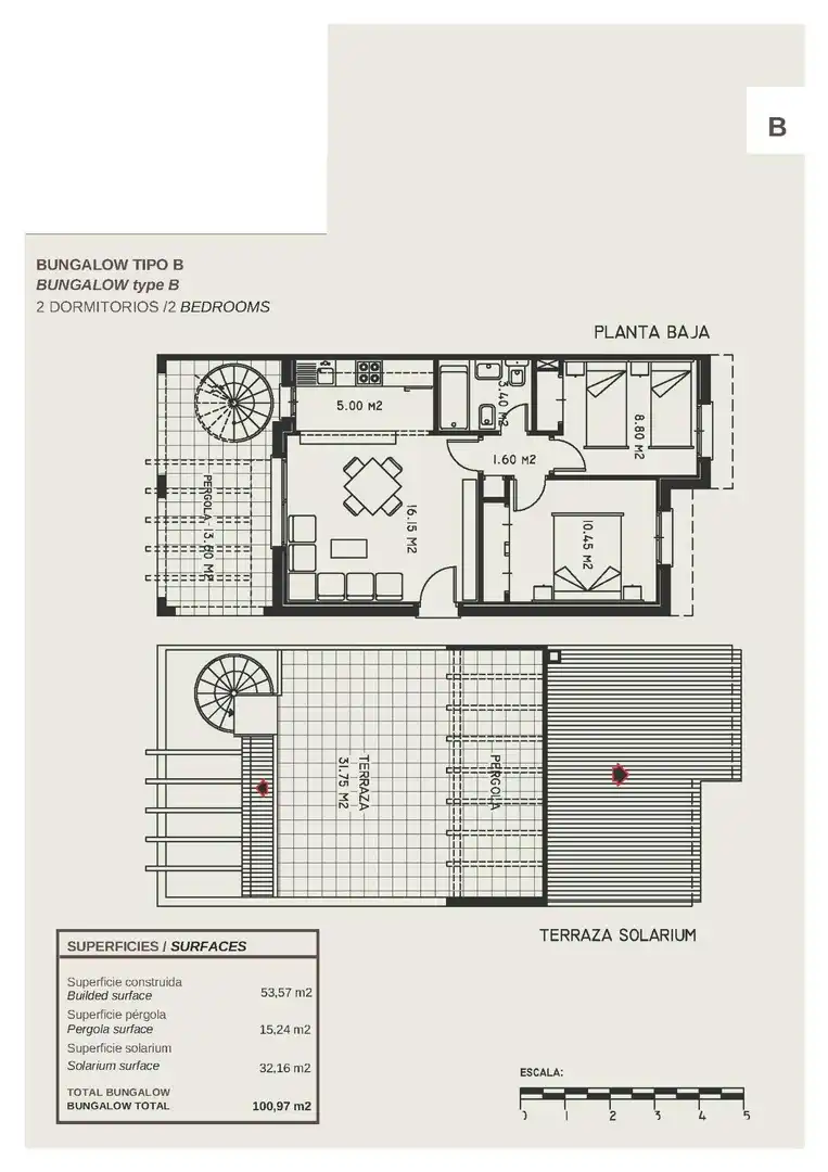 Bungalow mit Pool zum Verkauf in Cometa, imagen 17