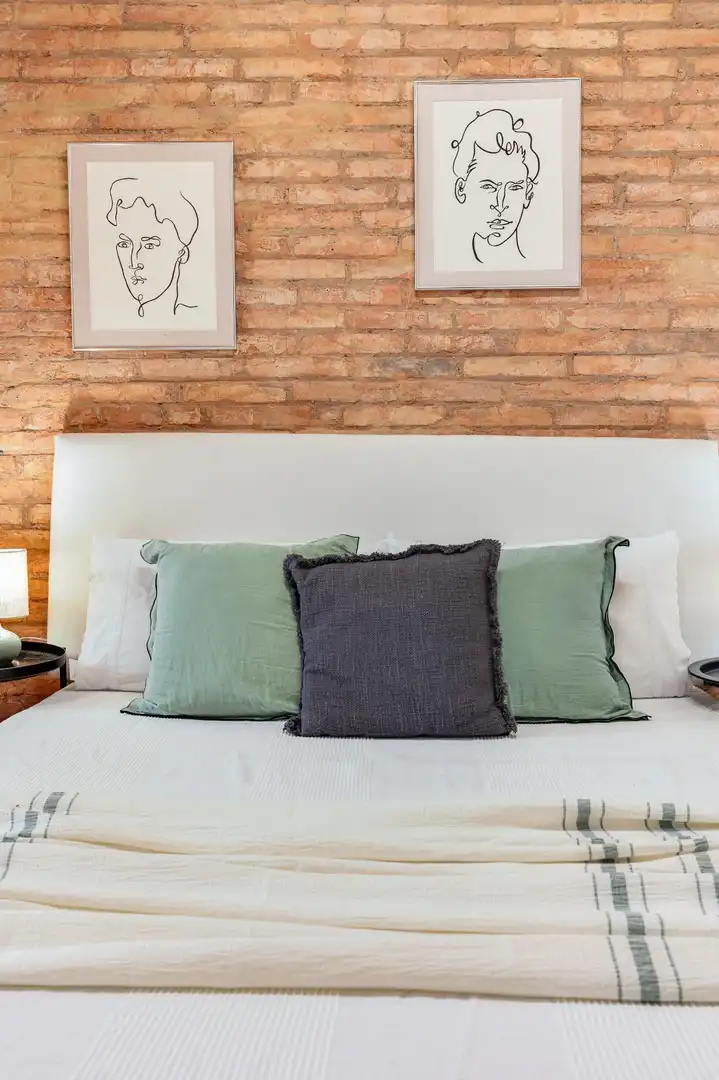 Schlafzimmer von Maisonette zum Verkauf in Valencia mit Klimaanlage und Balkon