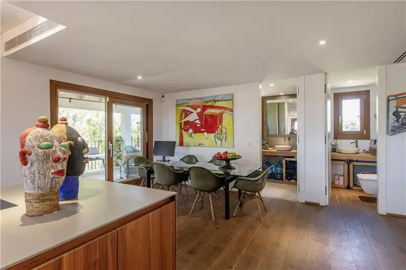 Comedor de Finca rústica en venta en  Palma de Mallorca con Aire acondicionado, Jardín privado y Parquet