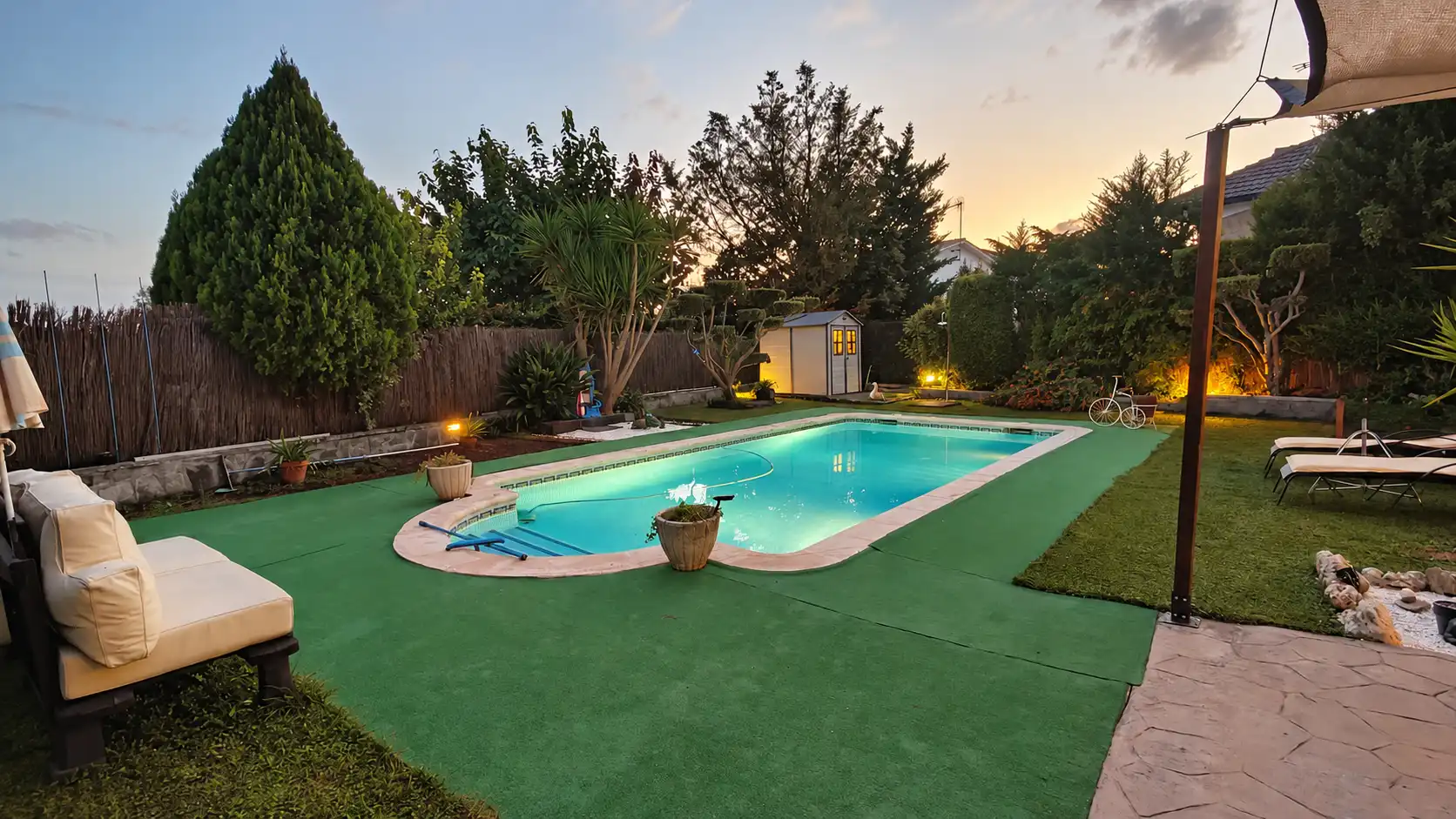 Piscina de Casa o xalet en venda en Bigues i Riells del Fai amb Calefacció, Jardí privat i Terrassa