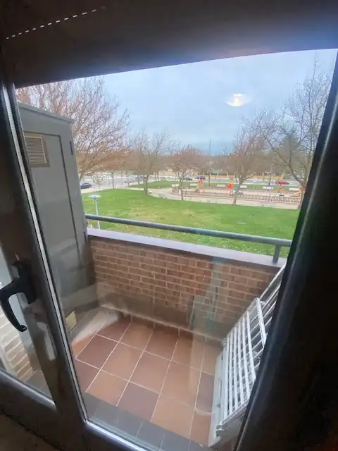 Balcony of Study for rent in Salamanca  with Parquet flooring, Furnished and Washing machine