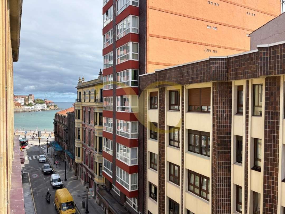 Exterior view of Flat for sale in Gijón   with Heating