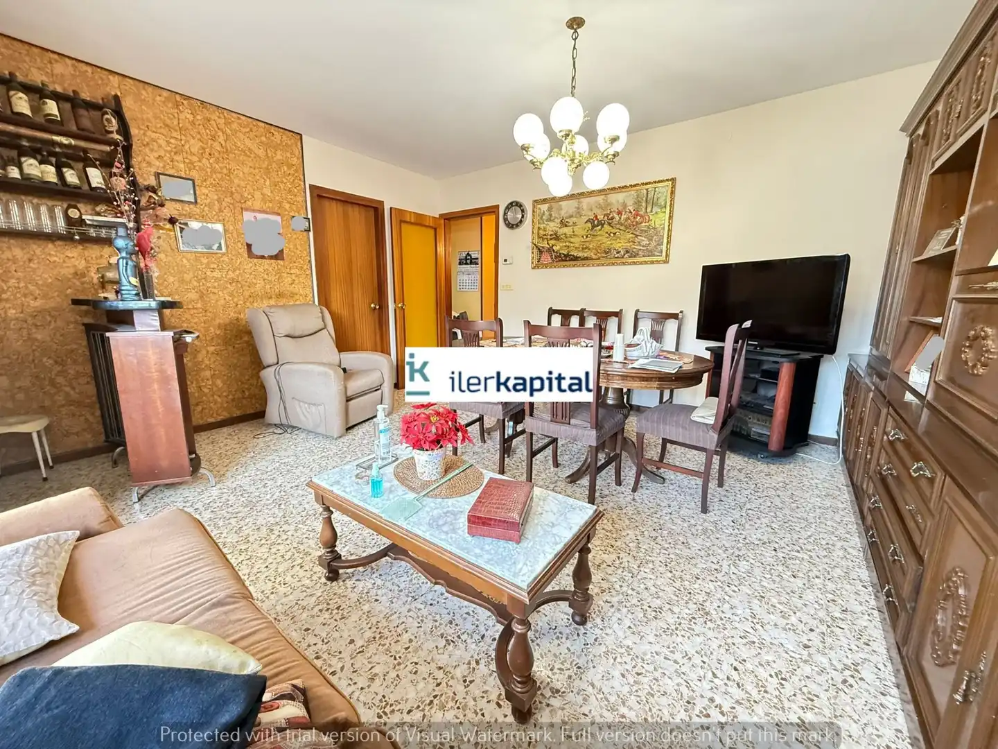 Sala de estar de Piso en venta en Almacelles con Aire acondicionado, Calefacción y Trastero