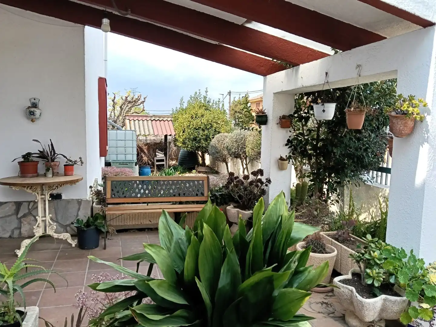 Terraza de Casa o chalet en venta en Sant Cugat Sesgarrigues con Calefacción, Jardín privado y Terraza