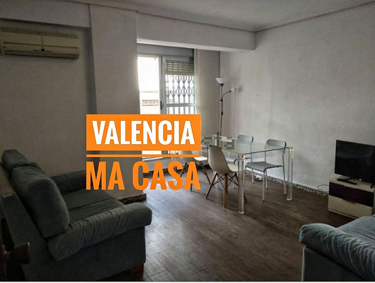 Dormitori de Pis de lloguer en  Valencia Capital amb Aire condicionat, Calefacció i Terrassa