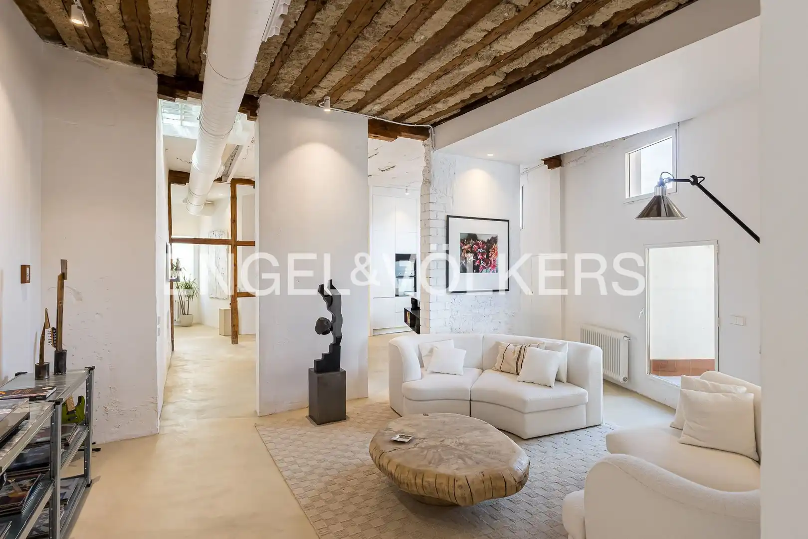 Sala d'estar de Àtic en venda en Madrid amb Aire condicionat, Calefacció i Terrassa