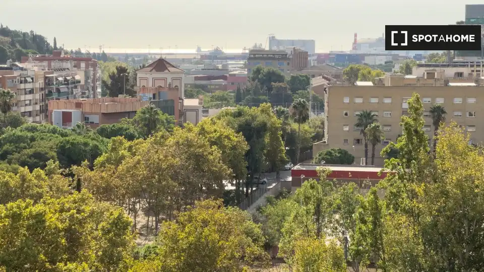 Exterior view of Apartments for share in Barcelona  with Air Conditioner, Terrace and Furnished