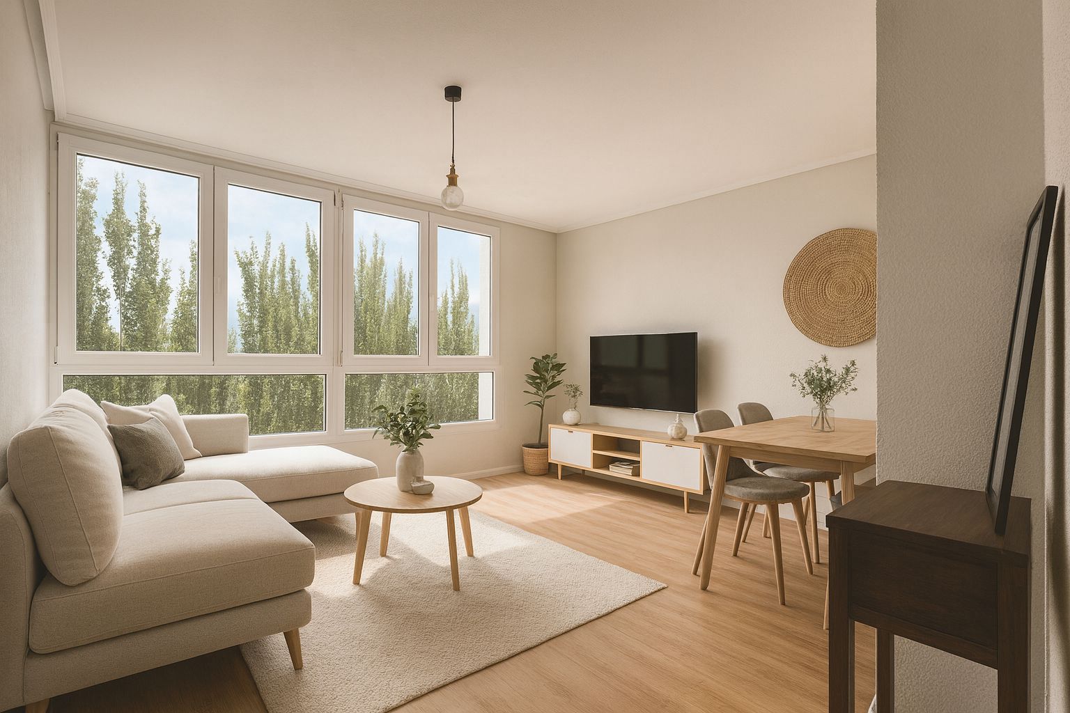 Sala d'estar de Apartament en venda en Jaca amb Calefacció, Parquet i Traster