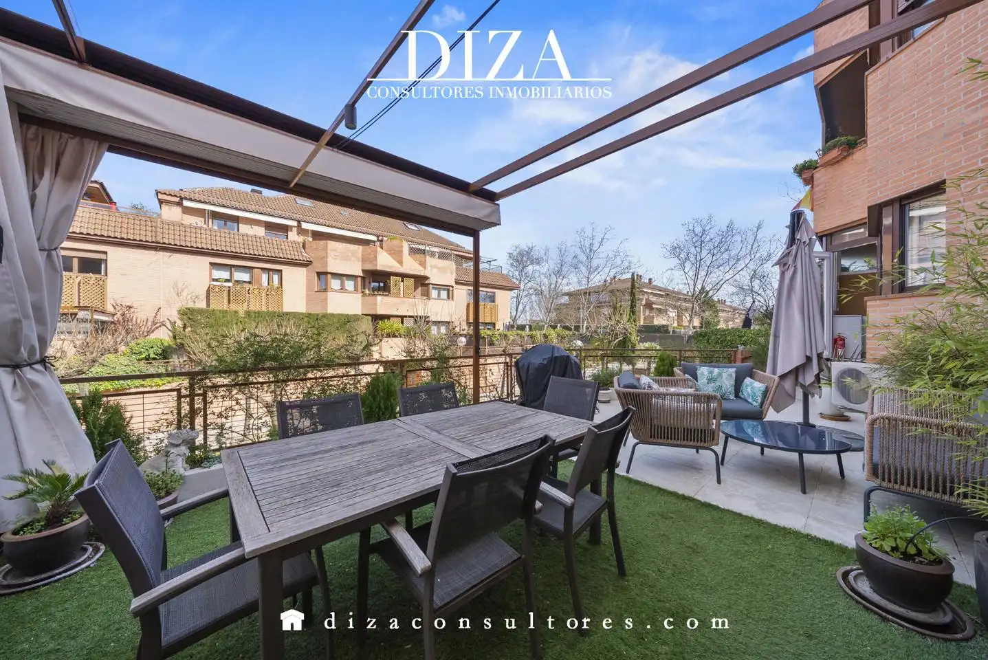 Terrassa de Planta baixa de lloguer en Las Rozas de Madrid amb Aire condicionat, Calefacció i Terrassa
