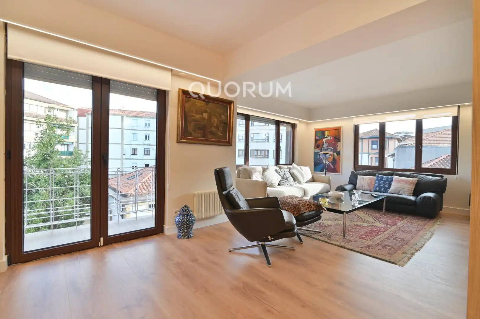 Sala de estar de Piso en venta en Getxo  con Calefacción, Terraza y Trastero