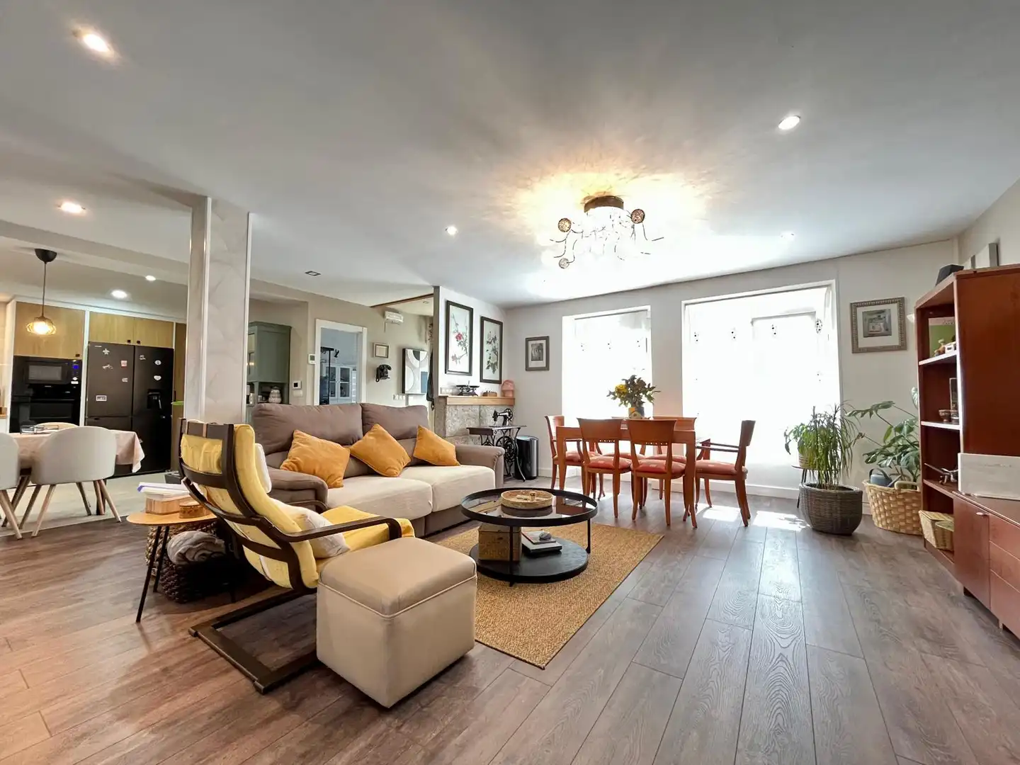 Sala de estar de Casa o chalet en venta en Muros con Amueblado