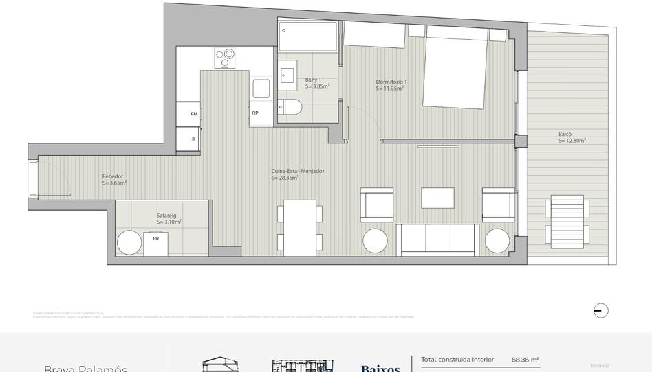 Foto 1 de Pis en venda a Carrer Mossèn Jacint Verdaguer, 44, Centre, Girona