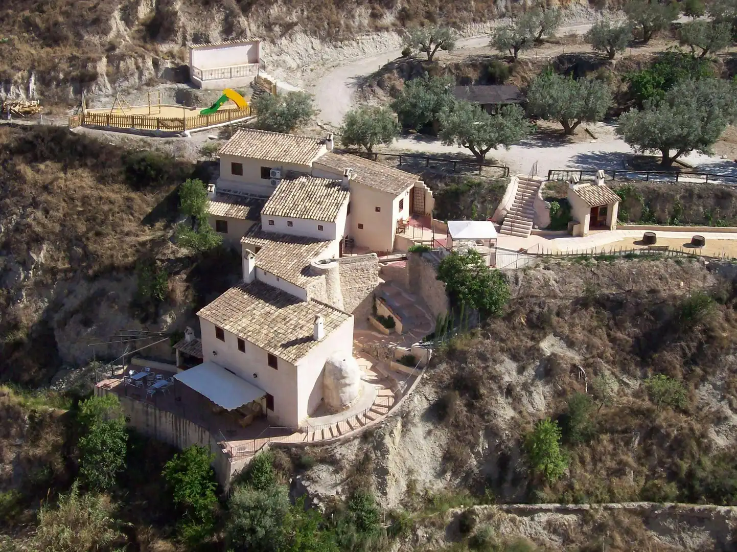 Vista exterior de Finca rústica en venda en Ricote amb Aire condicionat, Jardí privat i Terrassa