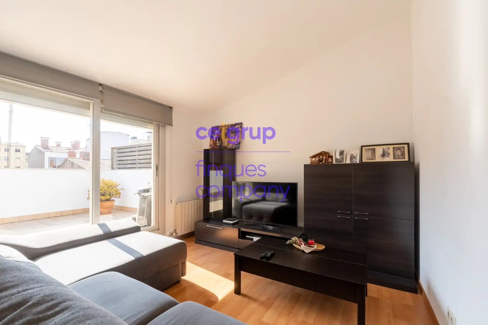 Sala de estar de Dúplex en venta en Figueres con Calefacción y Terraza