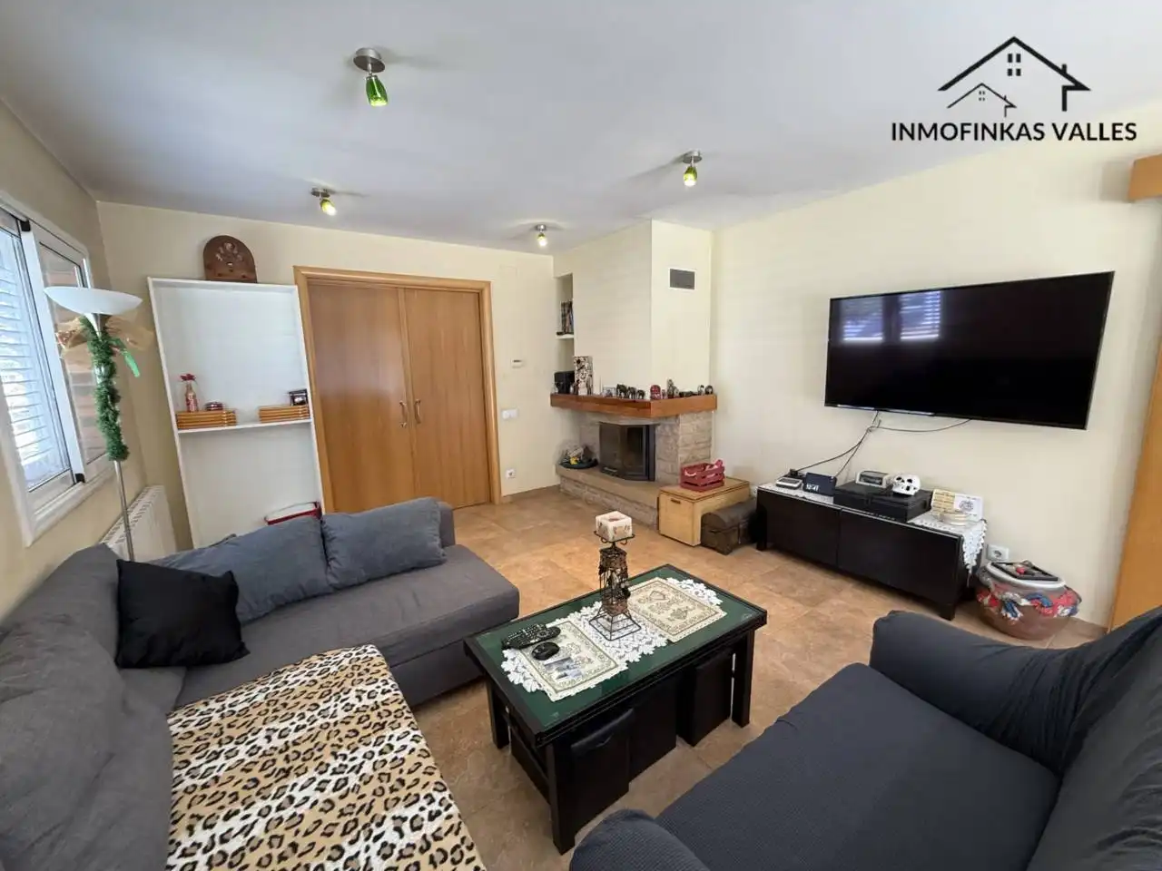 Sala d'estar de Casa o xalet en venda en Lliçà de Vall amb Aire condicionat, Calefacció i Jardí privat