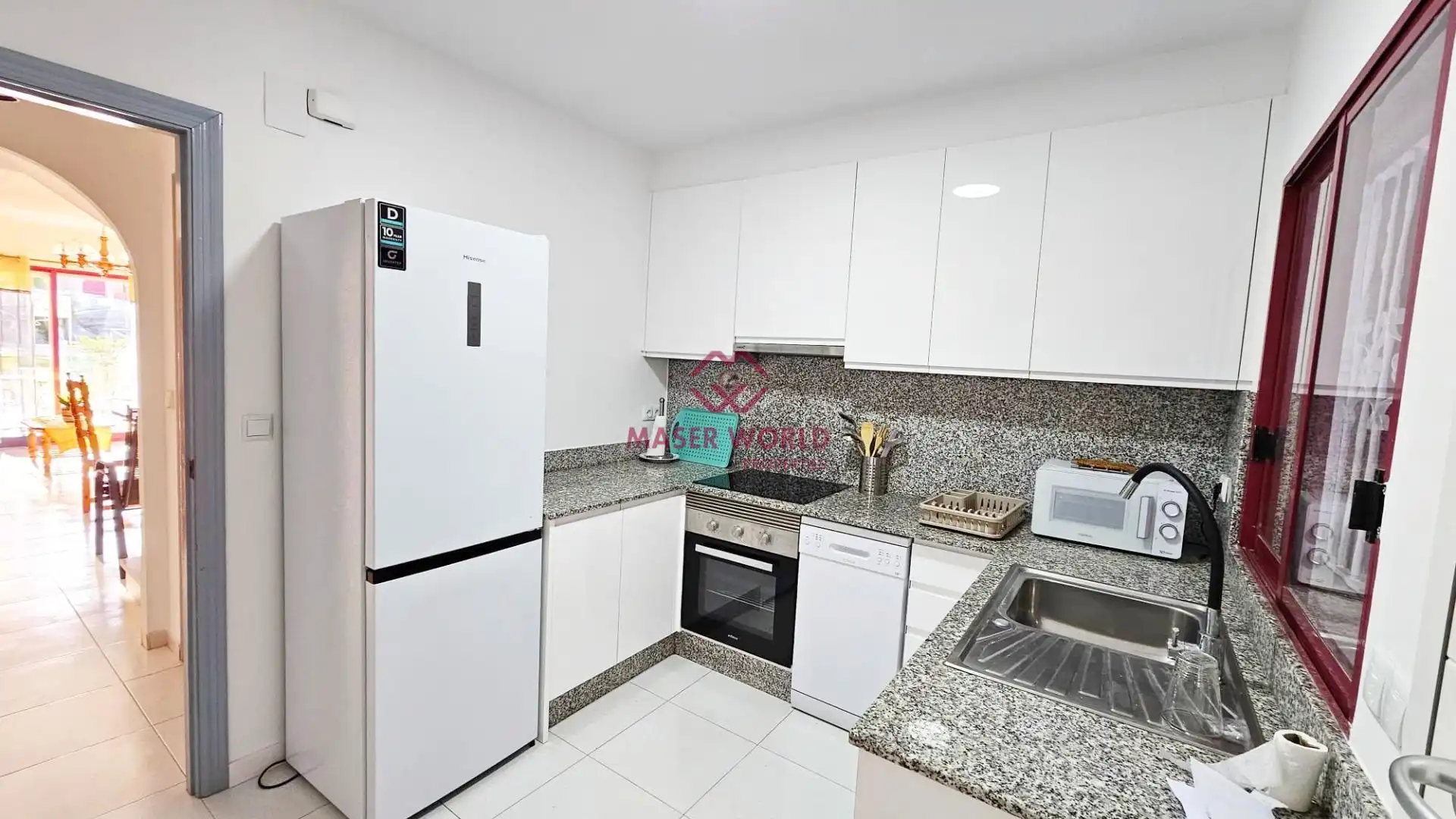 Cocina de Dúplex en venta en Mazarrón con Piscina comunitaria