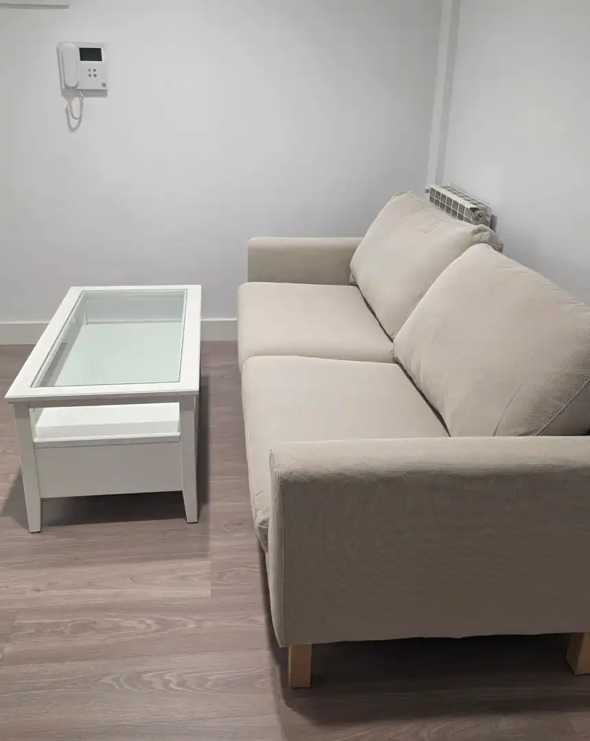 Sala de estar de Estudio de alquiler en Zaragoza con Amueblado