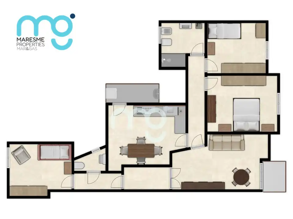Flat for sale in Mataró  with Air Conditioner, Heating and Terrace