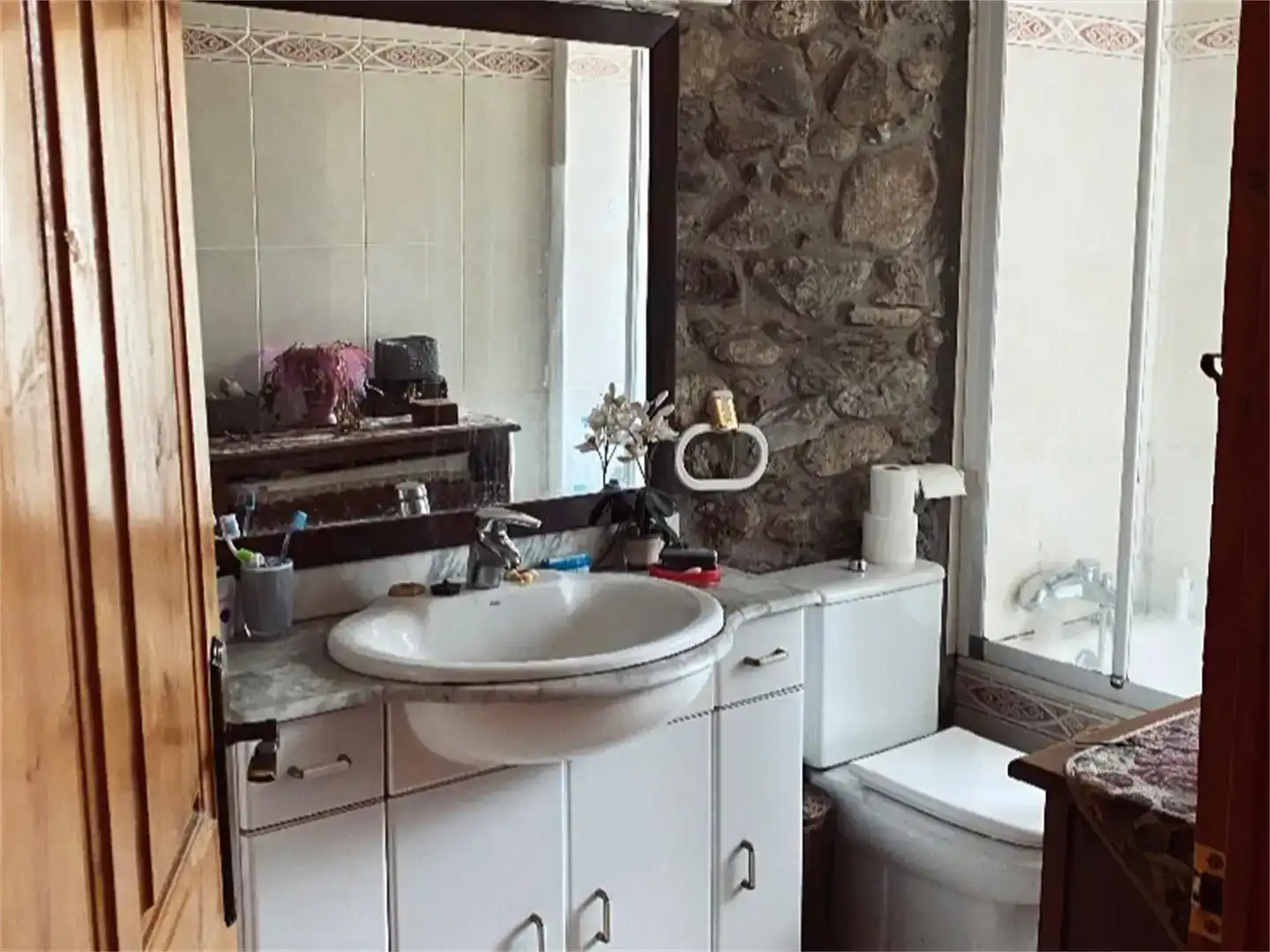 Baño de Casa adosada en venta en Esterri d'Àneu con Parquet