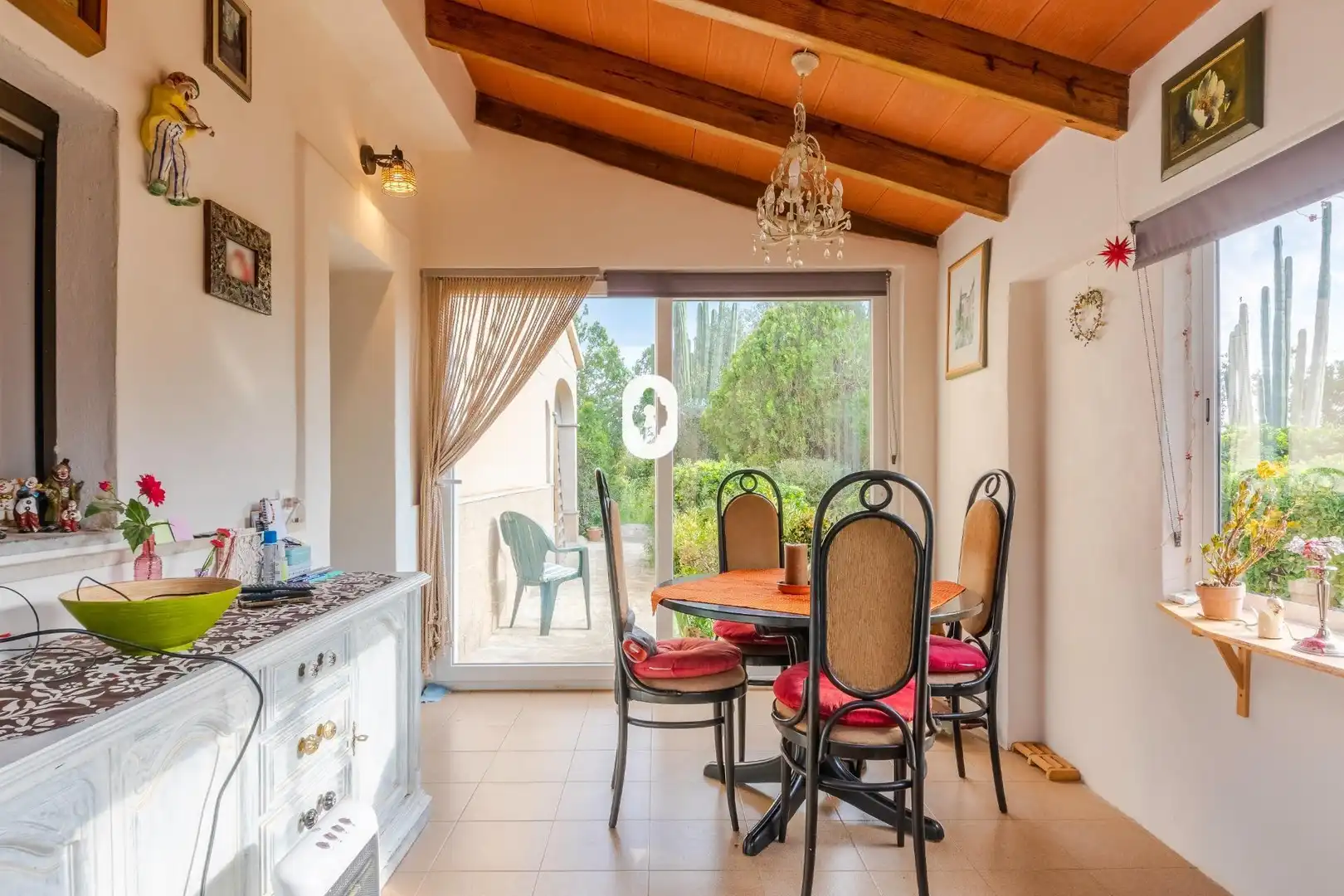 Dining room of Country homes for sale in Inca  with Air Conditioner, Heating and Private garden