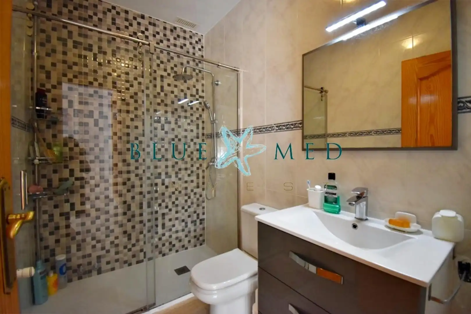 Baño de Dúplex en venta en Mazarrón con Calefacción, Jardín privado y Terraza