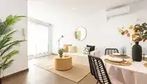 Sala d'estar de Dúplex en venda en Terrassa amb Aire condicionat, Parquet i Terrassa