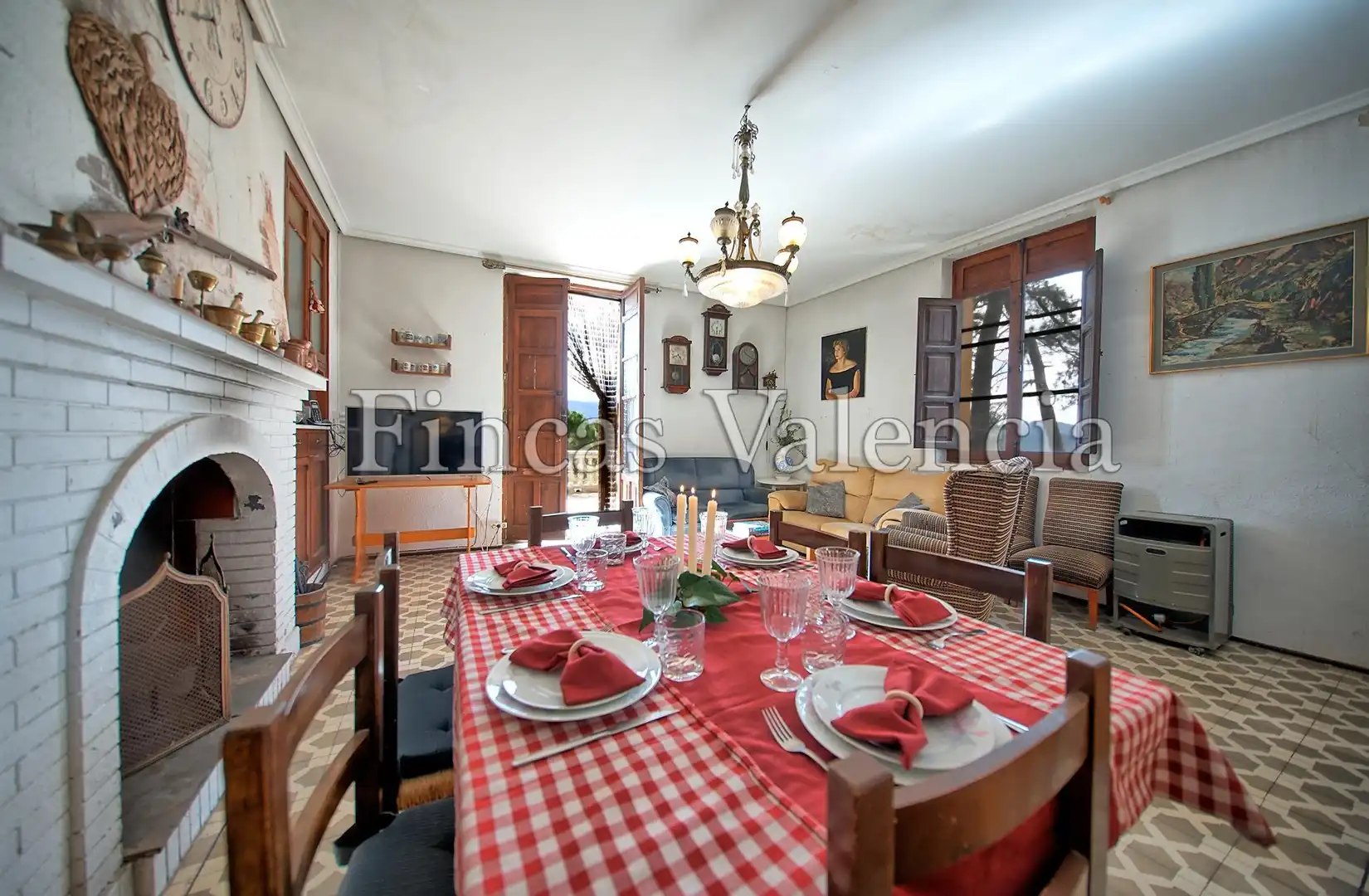 Comedor de Finca rústica en venta en Alcoy / Alcoi con Terraza, Trastero y Piscina