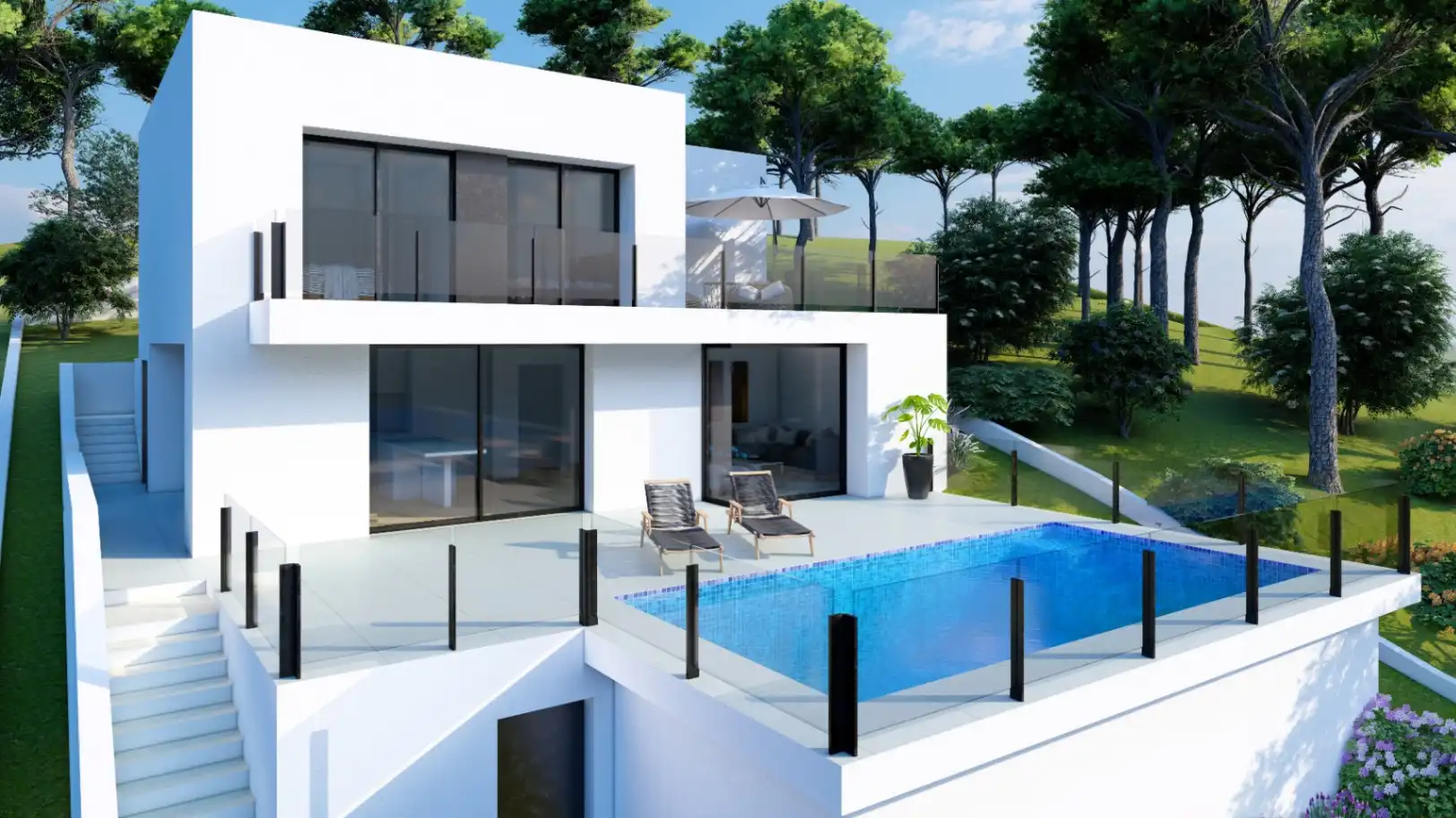 Villa mit Pool zum Verkauf in Cumbre del Sol