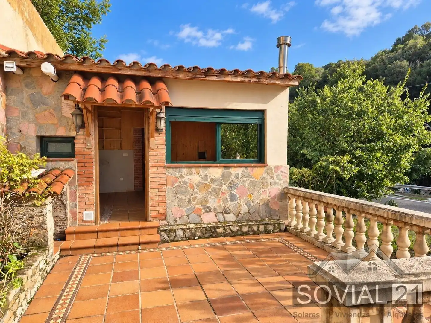 Vista exterior de Piso en venta en Les Planes