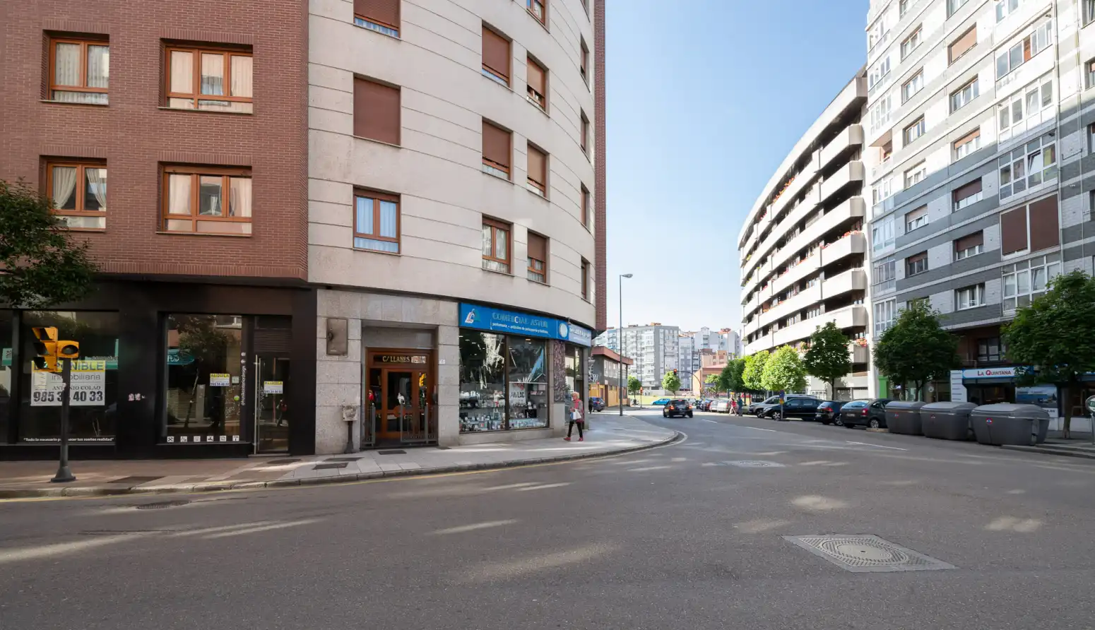Exterior view of Flat for rent in Gijón   with Heating, Parquet flooring and Storage room
