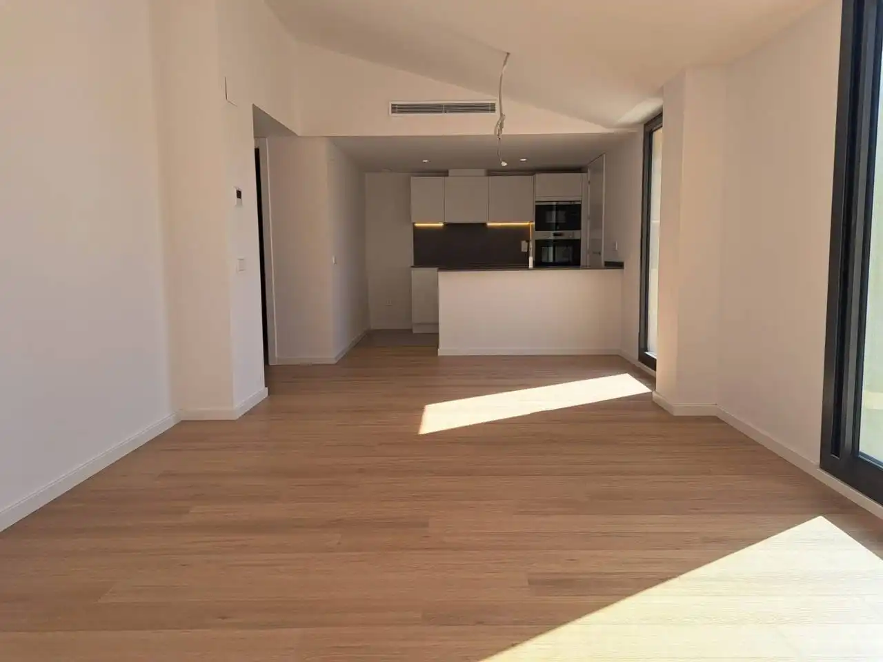 Sala de estar de Piso de alquiler en Sabadell con Aire acondicionado, Calefacción y Parquet