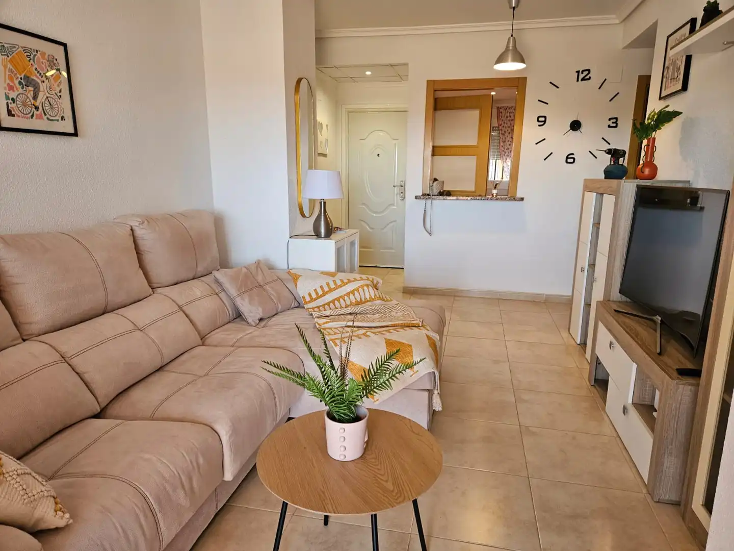 Sala de estar de Apartamento de alquiler en Cabanes con Aire acondicionado, Calefacción y Terraza